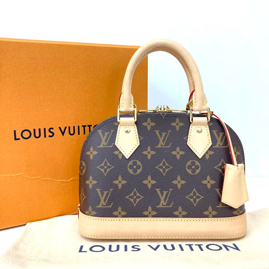 Louis Vuitton LV Alma BB 2 way Shoulder Handbag M53152 Monogram Brown [Used]