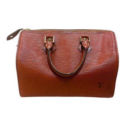 Louis Vuitton LV Speedy 25 Handbag M43013 Epi Leather Red Vintage [Used]