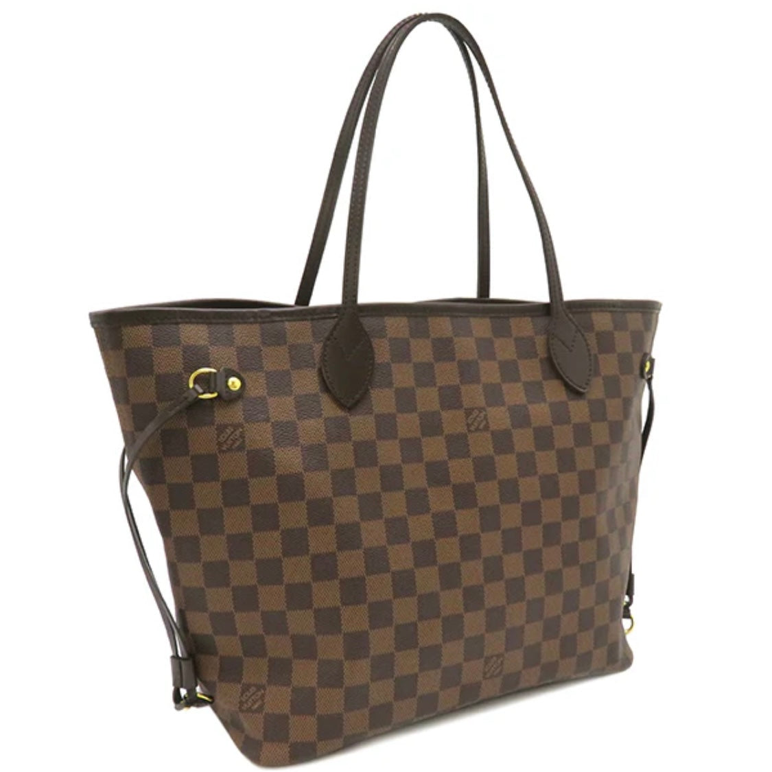 Louis Vuitton LV Neverfull MM Shoulder Bag Tote Bag N51105 Damier Canvas Brown [Used]