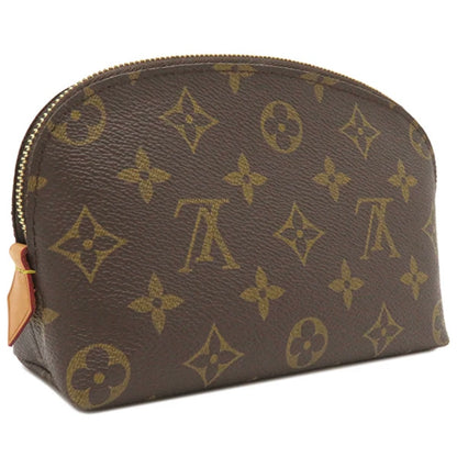 Louis Vuitton LV Pochette Cosmetic PM Pouch M47515 Monogram Brown [Used]