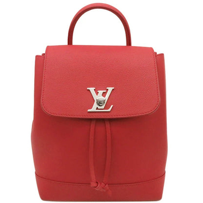 Louis Vuitton LV Rock Me Backpack Rucksack M41814 Taurillon Leather Red [Used]