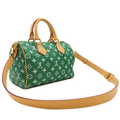 Louis Vuitton LV Speedy P9 Bandouliere 25 Shoulder Handbag M24423 Vert Calf Green Rare [Almost New]]