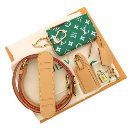 Louis Vuitton LV Speedy P9 Bandouliere 25 Shoulder Handbag M24423 Vert Calf Green Rare [Almost New]]