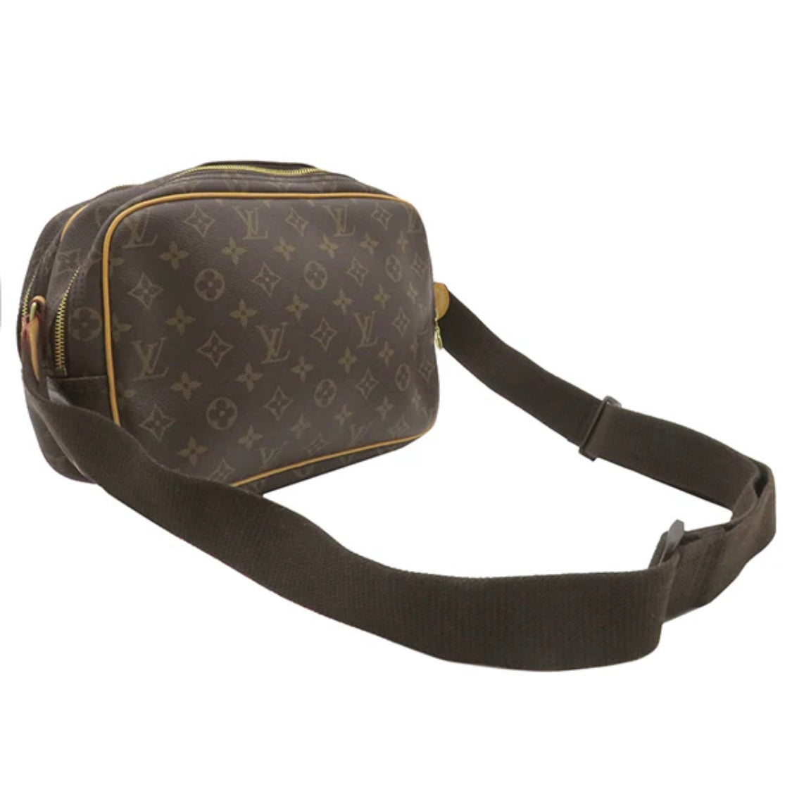 Louis Vuitton LV Reporter PM Shoulder Bag M45254 Monogram Canvas Brown [Used]