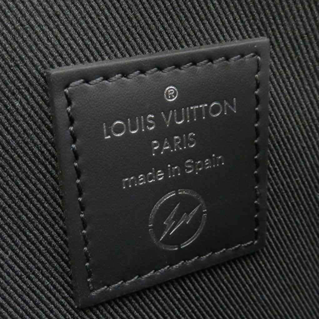 Louis Vuitton LV Chain Clutch Bag M64449 Fragment Collaboration iPad Case Monogram Eclipse Black [Used]