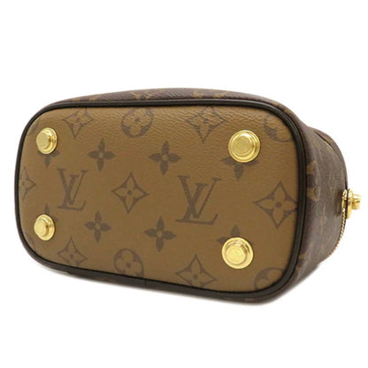 Louis Vuitton LV Vanity PM Chain Shoulder Top Handle Handbag M45165 Monogram x Monogram Reverse Brown [Used]