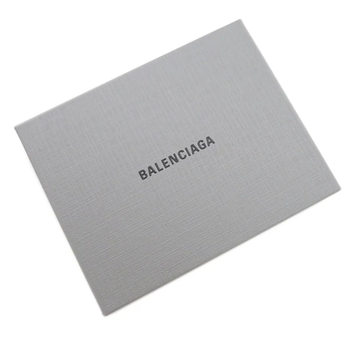 Balenciaga Gossip Trifold Short Wallet 674842 Calfskin Leather Gray [Used]