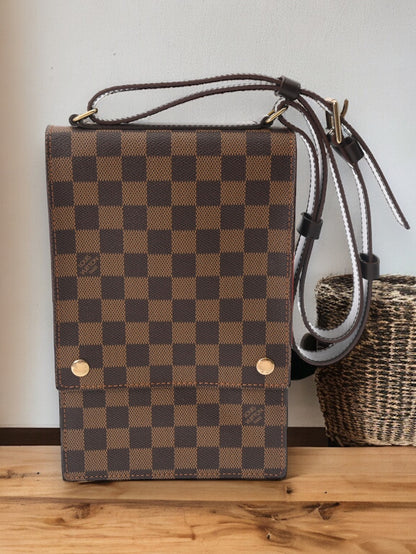 Louis Vuitton LV Portobello Shoulder Bag N45271 Damier Brown [Used]