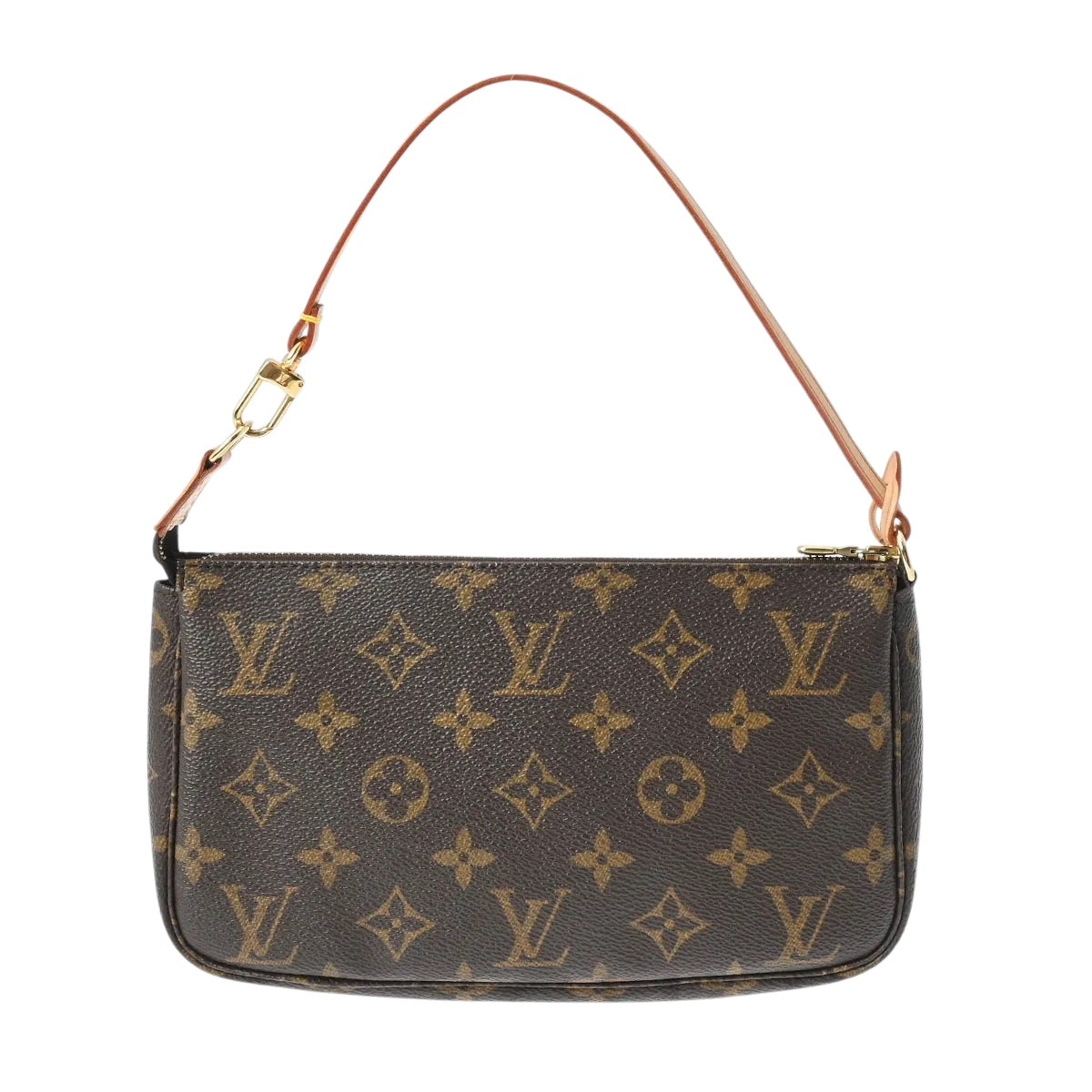 Louis Vuitton LV Pochette Accessory Pouch Handbag M51980 Monogram Brown [Used]