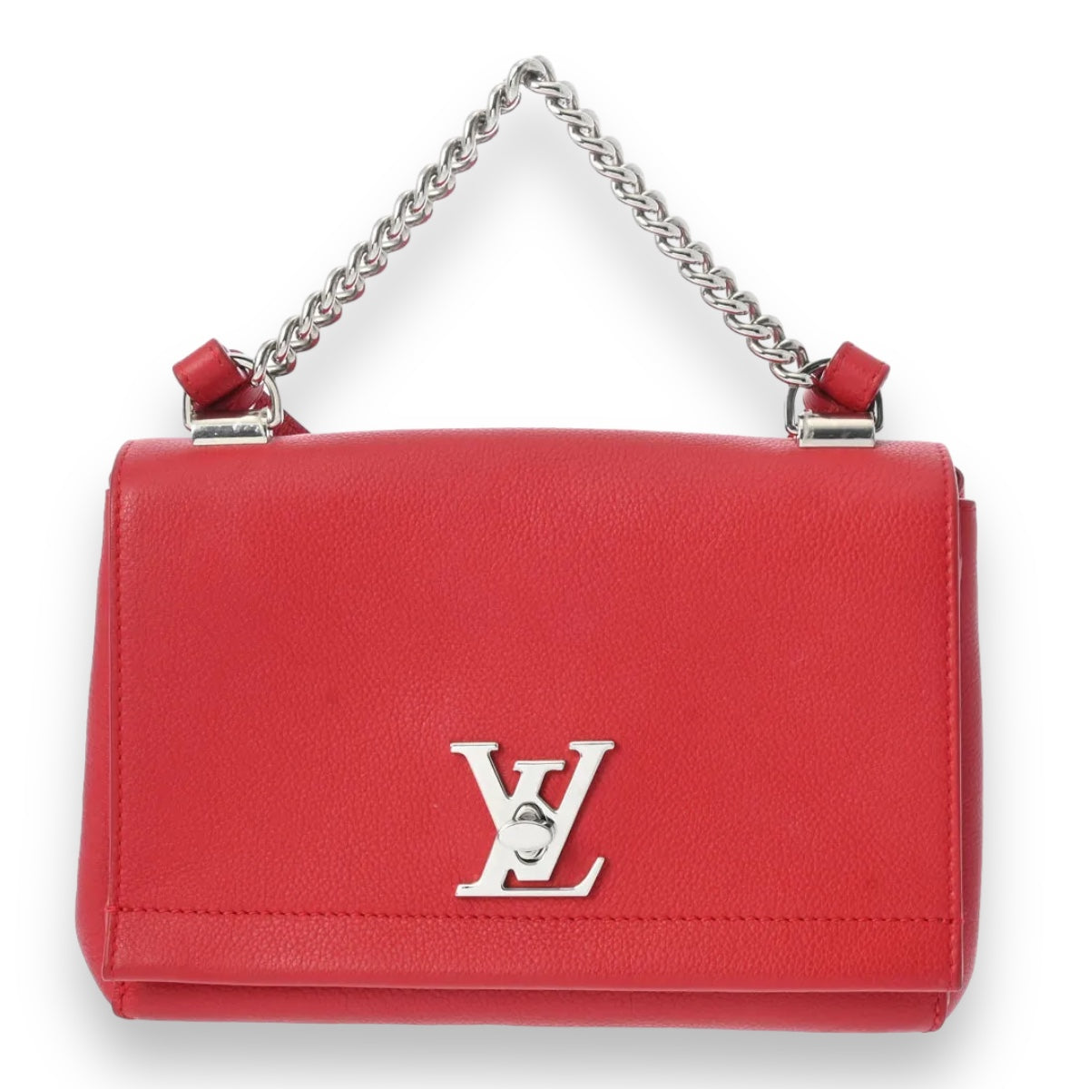 Louis Vuitton LV Rock Me II BB 2way Shoulder Handbag M51202 Calf Leather Ruby Red [Used]