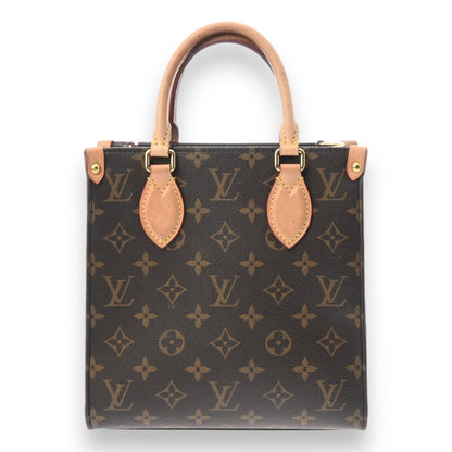 Louis Vuitton LV Sac Plat BB Brown Shoulder Handbag M46265 Monogram Canvas Brown [Used]