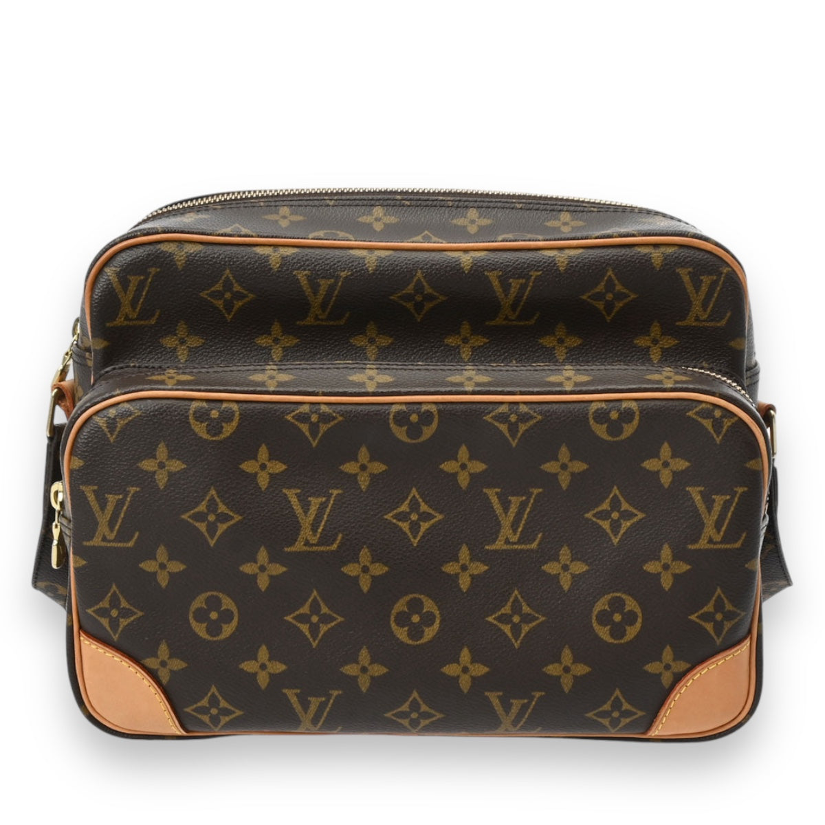 Louis Vuitton LV Nile Shoulder Bag Crossbody M45244 Monogram Canvas Brown [Used]