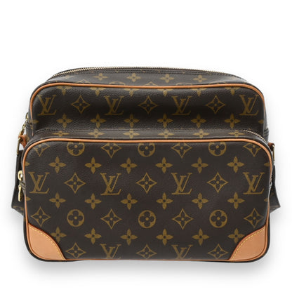 Louis Vuitton LV Nile Shoulder Bag Crossbody M45244 Monogram Canvas Brown [Used]