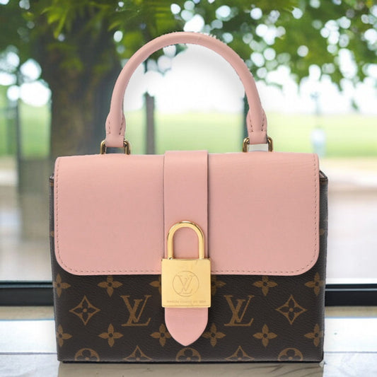 Louis Vuitton LV Rocky BB 2way Shoulder Handbag M44080 Monogram Pink [Used]