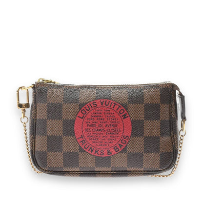 Louis Vuitton LV T&B Mini Pochette Accessories Pouch N58011 Damier Brown [Used]