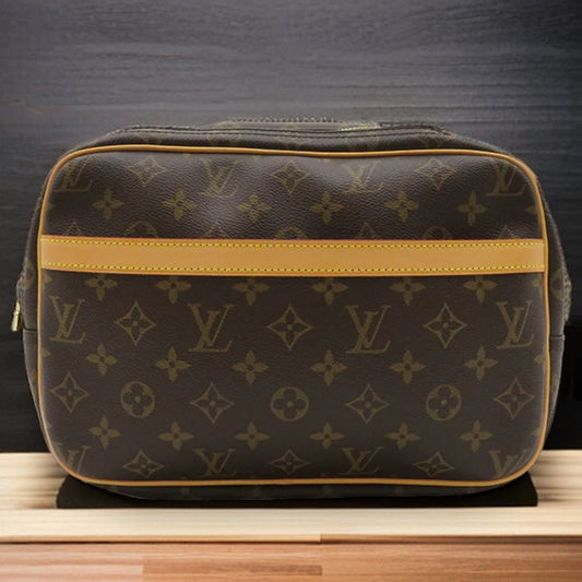 Louis Vuitton LV Reporter PM Shoulder Bag M45254 Monogram Canvas Brown [Used]