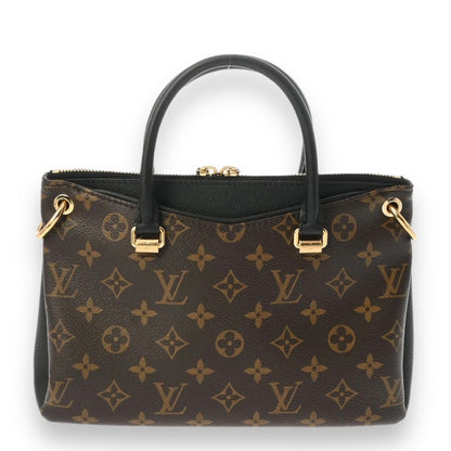 Louis Vuitton LV Pallas BB 2 way Shoulder Handbag M42960 Monogram Brown Black [Used]