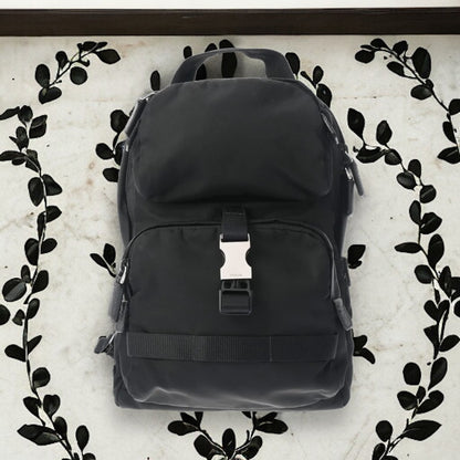 Prada Classic Nylon Backpack Black Noir [Used]