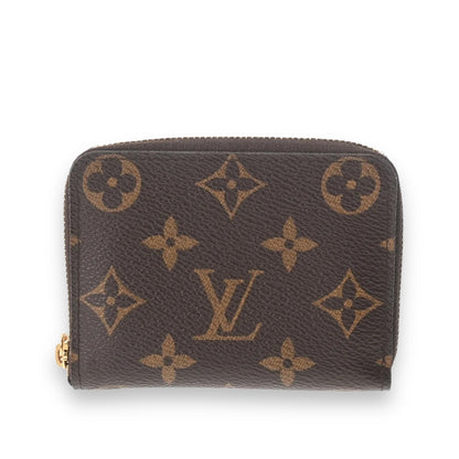 Louis Vuitton LV Zippy Coin Purse Case M60067 Monogram Canvas Brown [Used]