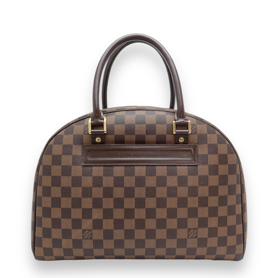 Louis Vuitton LV Nolita Handbag N41455 Damier Ebene Canvas Brown [Used]