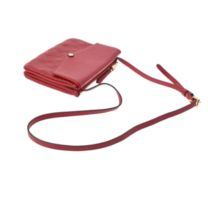 Louis Vuitton LV Twice Shoulder Bag Crossbody M50259 Monogram Empreinte Red [Used]