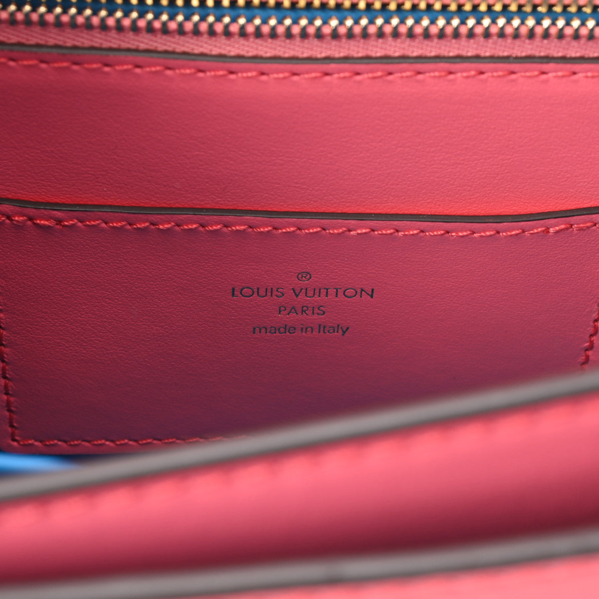 Louis Vuitton LV Pont Neuf Shoulder Bag Crossbody M55949 Smooth Leather Dahlia Red [Used]