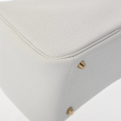 Hermes Mini Lindy New White Gold Hardware Taurillon Clemence Shoulder Handbag B 2023 [Unused]