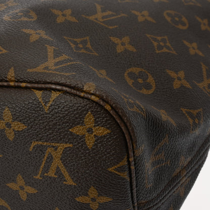 Louis Vuitton LV Neverfull MM Shoulder Tote Bag M40156 Monogram Brown [Used]