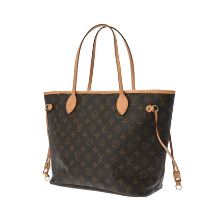 Louis Vuitton LV Neverfull MM Shoulder Tote Bag M40156 Monogram Brown [Used]