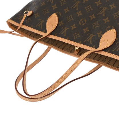 Louis Vuitton LV Neverfull MM Shoulder Tote Bag M40156 Monogram Brown [Used]