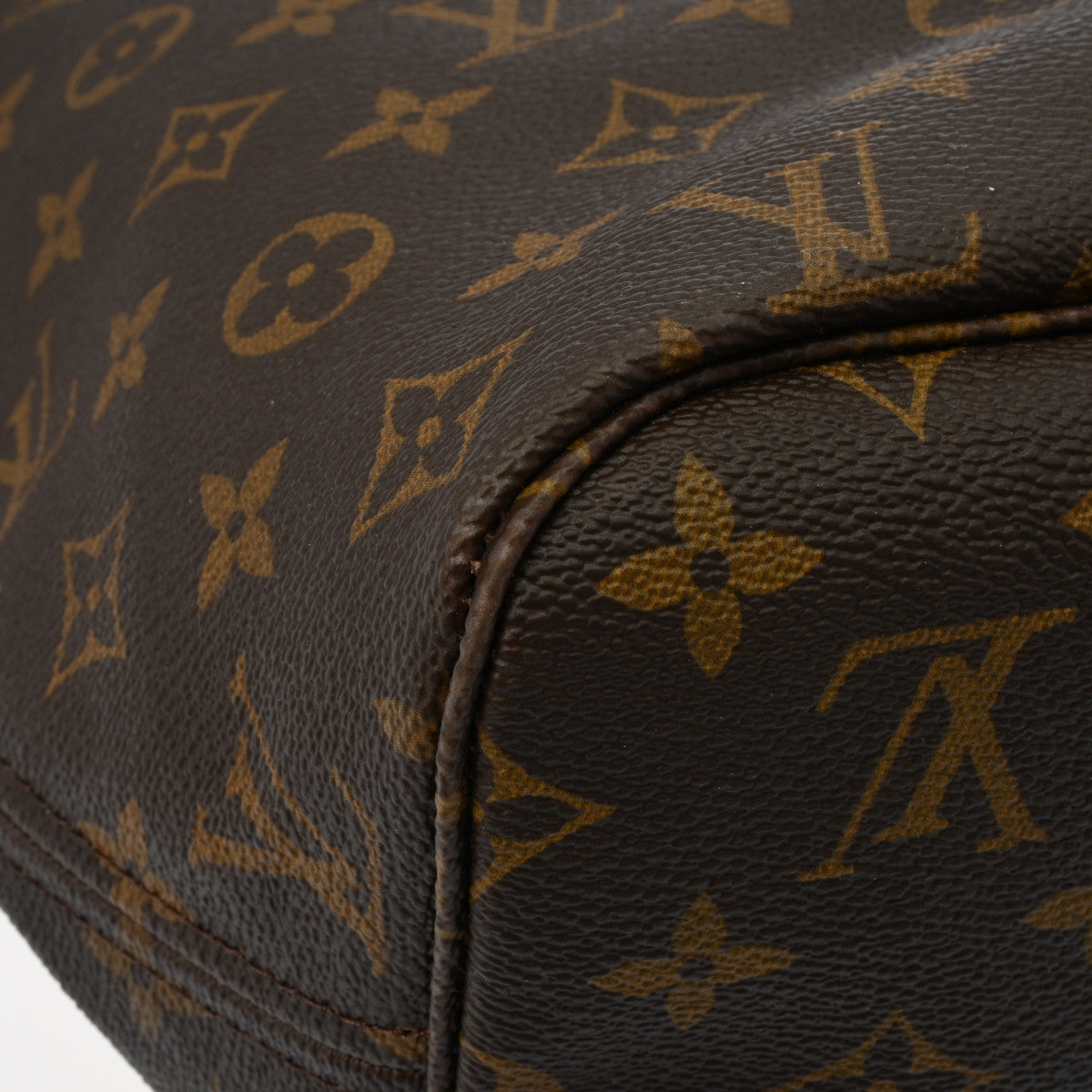 Louis Vuitton LV Neverfull MM Shoulder Tote Bag M40156 Monogram Brown [Used]