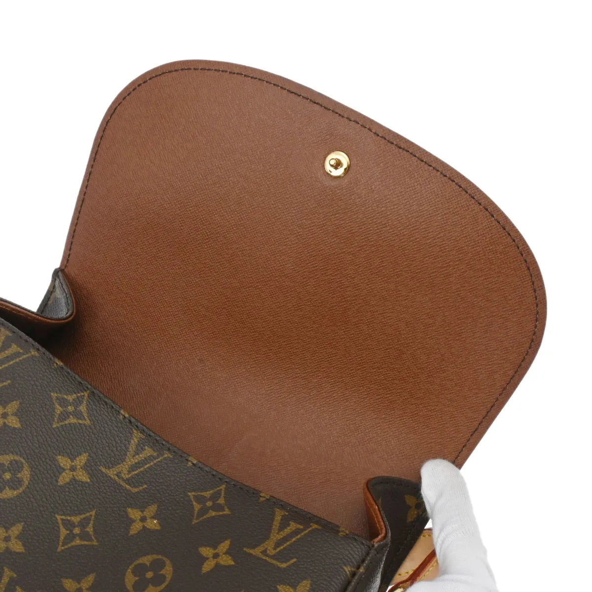 Louis Vuitton LV Saint Cloud GM Shoulder Bag Crossbody Brown M51242 Monogram Brown [Used]