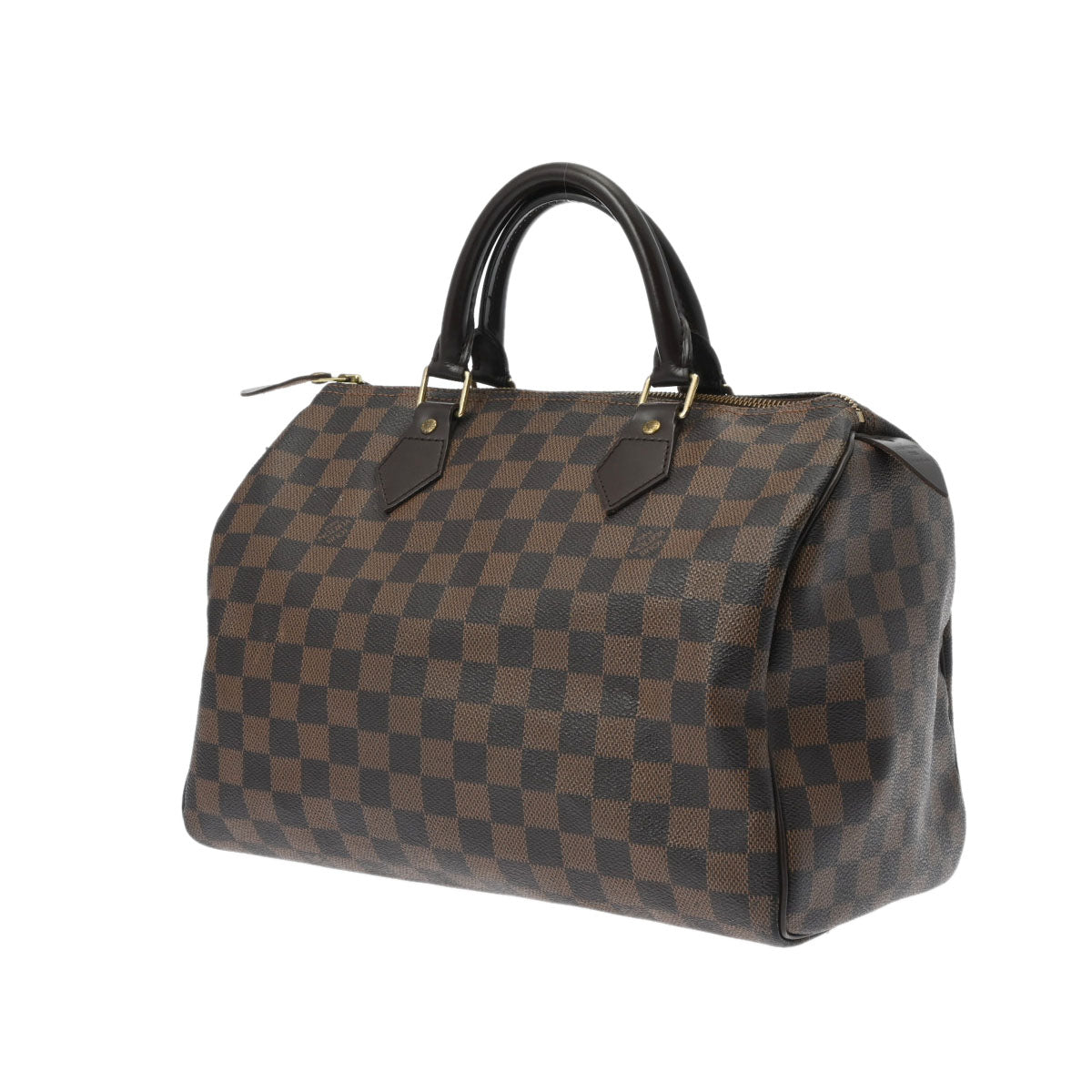 Louis Vuitton LV Speedy 30 Handbag N41531 Damier Brown Women's Bag [Used]