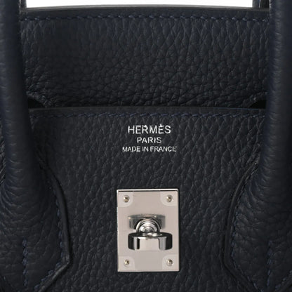 Hermes Birkin 25 Blue Nuit Palladium Hardware Togo Ladies Tote Bag Handbag 2018 [Used]