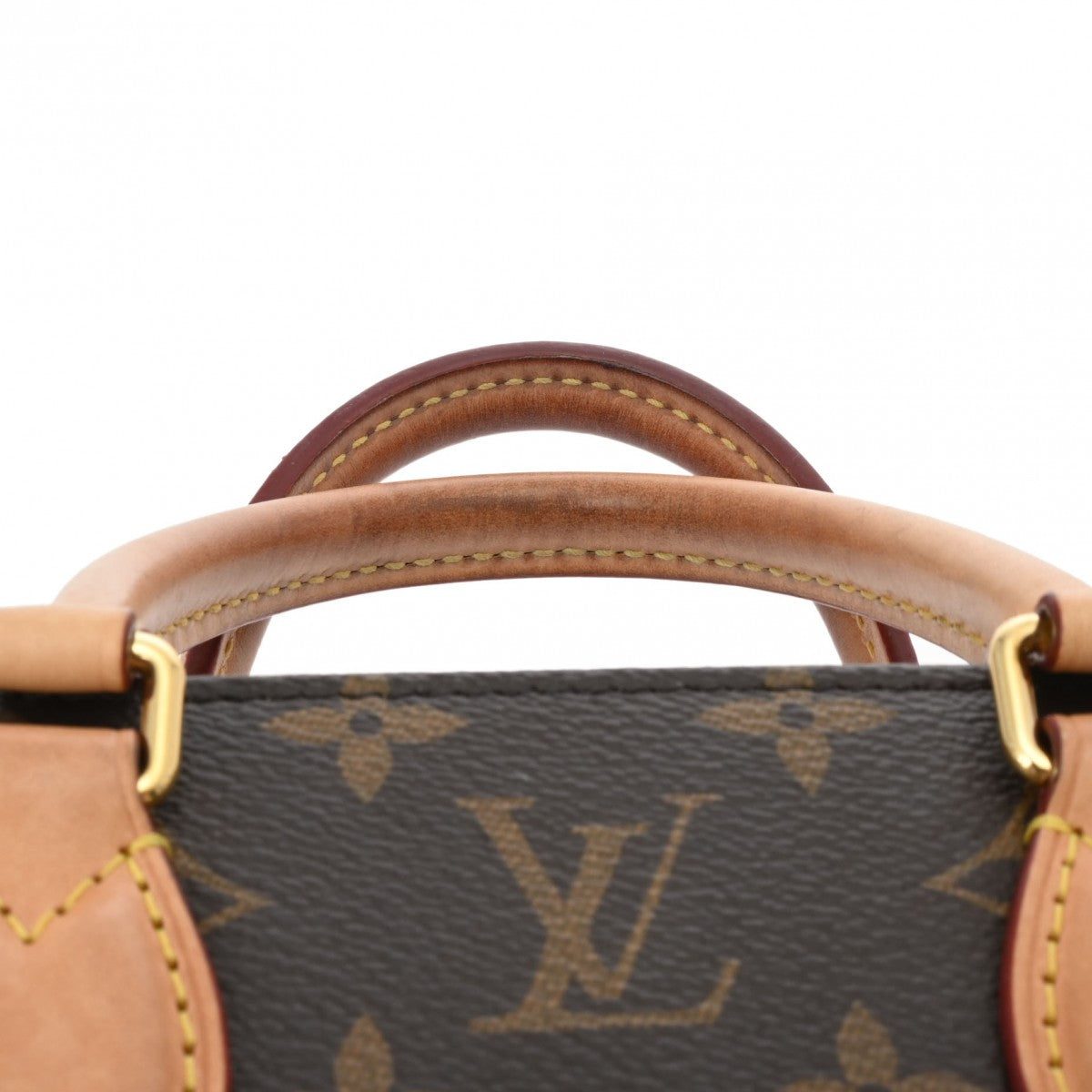 Louis Vuitton LV Sac Plat BB Brown Shoulder Handbag M46265 Monogram Canvas Brown [Used]