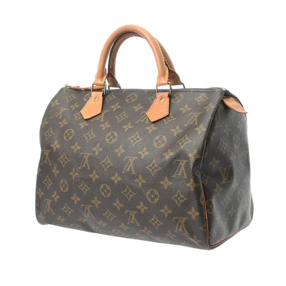 Louis Vuitton LV Monogram Speedy 30 Top Handles Handbag Brown M41526 [Used]