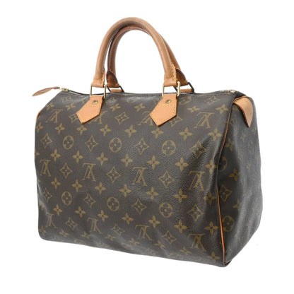 Louis Vuitton LV Speedy 30 Handbag M41526 Monogram Brown [Used]