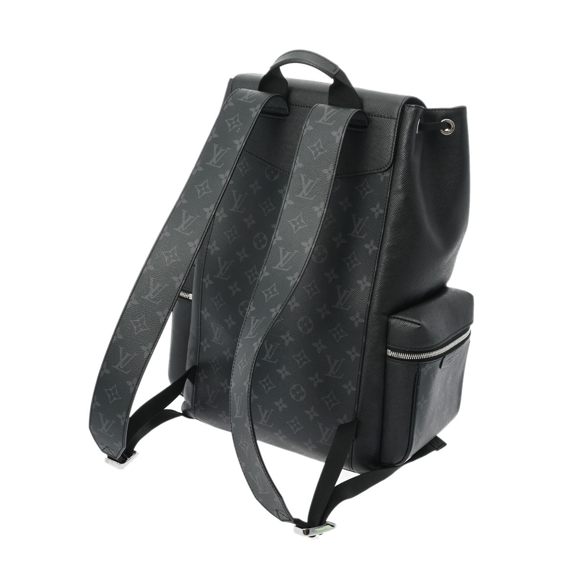 Louis Vuitton LV Taigarama Backpack Rackpack Monogram Eclipse Leather M30417 Black [Used]