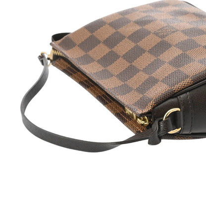 Louis Vuitton LV Truth Makeup Accessories Pouch Handbag N51982 Damier Brown [Used]