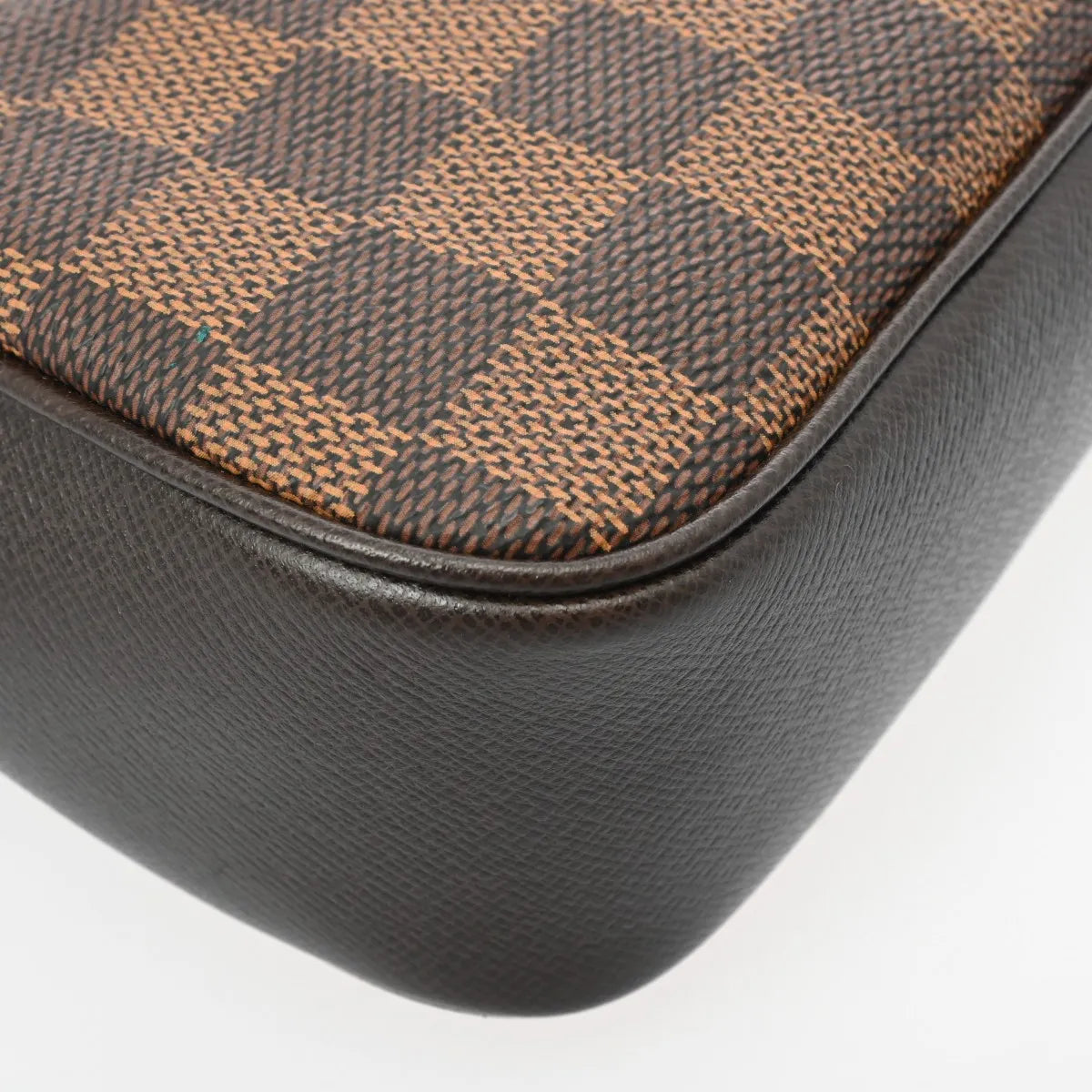 Louis Vuitton LV Truth Makeup Accessories Pouch Handbag N51982 Damier Brown [Used]