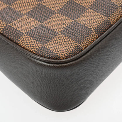 Louis Vuitton LV Truth Makeup Accessories Pouch Handbag N51982 Damier Brown [Used]