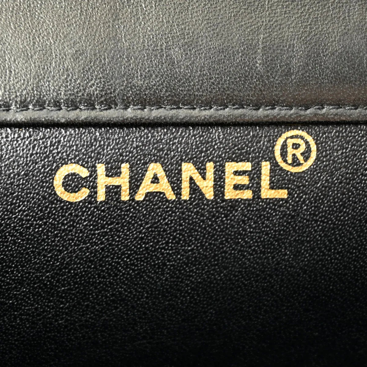 Chanel Quilted CC Classic Flap Medium 25cm Chain Shoulder Bag Vintage Lambskin Black [Used]