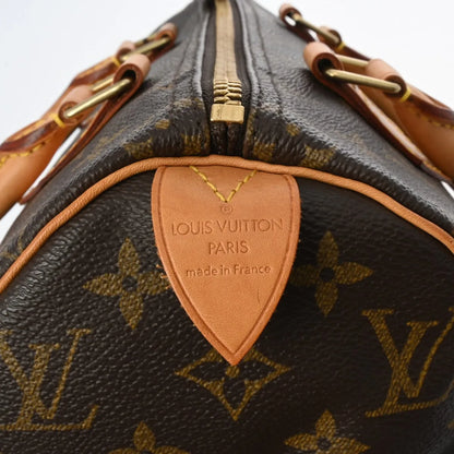 Louis Vuitton LV Speedy 25 Handbag M41528 Monogram Brown [Used]