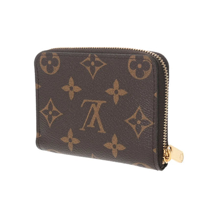 Louis Vuitton LV Zippy Coin Purse Case M60067 Monogram Canvas Brown [Used]