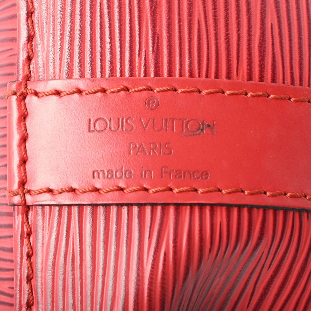 Louis Vuitton LV Petit Noe Shoulder Bag Drawstring M44107 Epi Leather Red [Used]