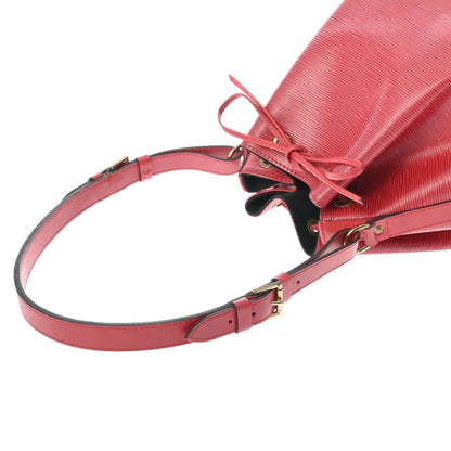 Louis Vuitton LV Petit Noe Shoulder Bag Drawstring M44107 Epi Leather Red [Used]