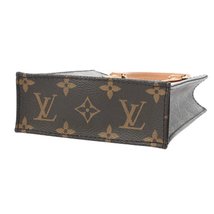 Louis Vuitton LV Petit Sac Plat 2way Shoulder Handbag M81295 Monogram Brown [Used]