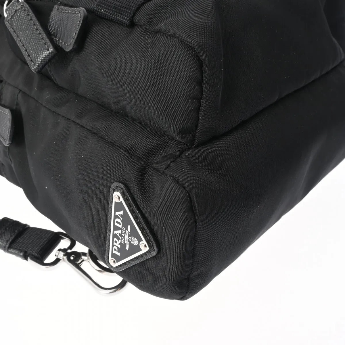 Prada Classic Nylon Backpack Black Noir [Used]