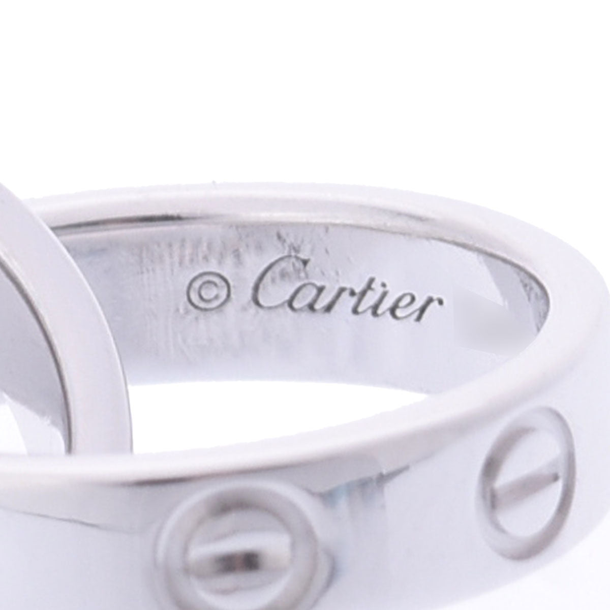 Cartier Baby Love Necklace 18K White Gold Silver 18KWG CRB7212500 [Used]