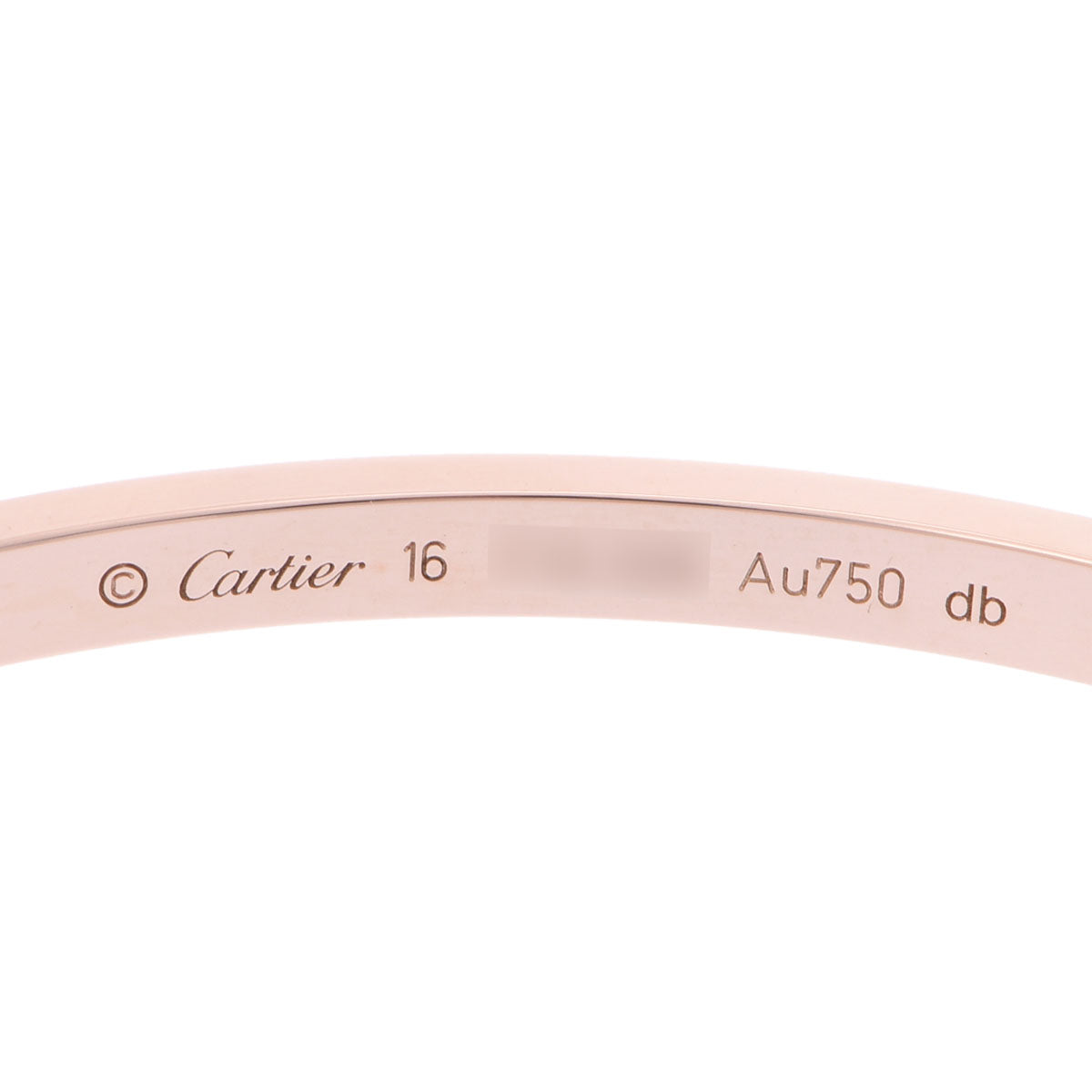 Cartier Love Bracelet SM Love Bangle 18K Rose Gold Pink Gold #16 18KRG CRB6047316 [Used]